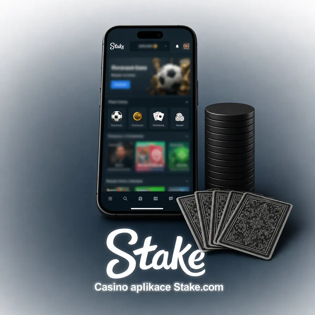 Casino aplikace Stake.com s živými přenosy, automaty a stolními hrami od Evolution a Pragmatic Play
