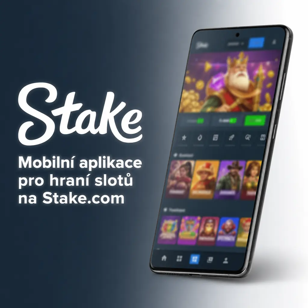 Mobilní aplikace Stake.com pro hraní slotů v prohlížeči na Android a iOS zařízeních