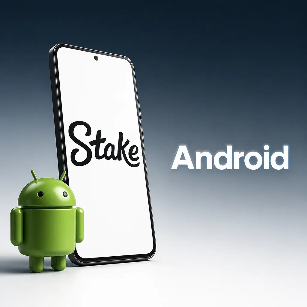 Android aplikace Stake.com ke stažení pro telefony a tablety Samsung, Xiaomi a Huawei s Androidem 8.0 a vyšším