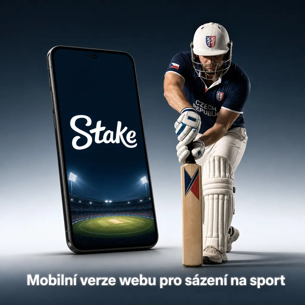 Mobilní verze Stake.com pro sázení na sport v prohlížeči na Android i iOS bez nutnosti stahování aplikace