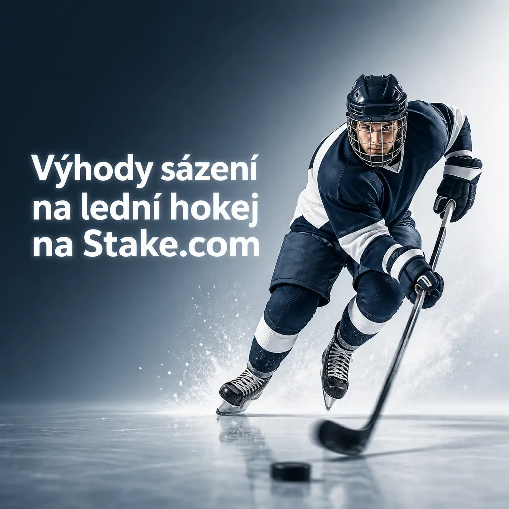 Sázení na lední hokej na Stake.com: přes 30 trhů NHL, Cash Out, kryptoměny a živé kurzy pro KHL i extraligu.